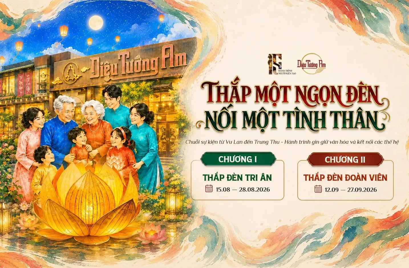 Ấn phẩm chương trình «Thắp một ngọn đèn – Nối một tình thân» của Diệu Tướng Am