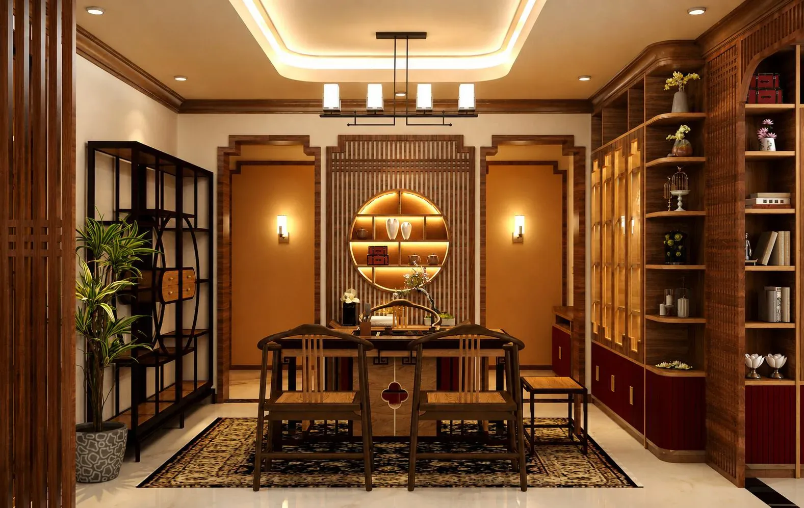 Meditation tea space