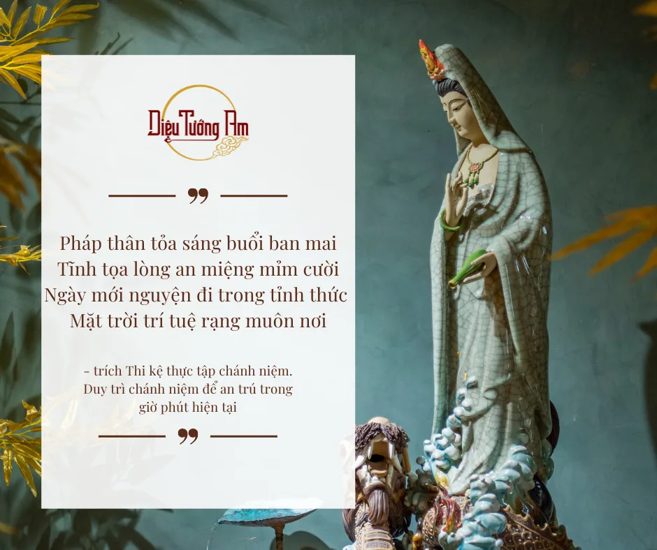 Thiệp Tỉnh Thức - Duy Trì Chánh Niệm Để An Trú Trong Giờ Phút Hiện Tại