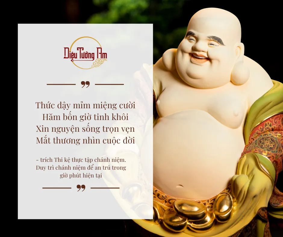 Thiệp Tỉnh Thức - Duy Trì Chánh Niệm Để An Trú Trong Giờ Phút Hiện Tại