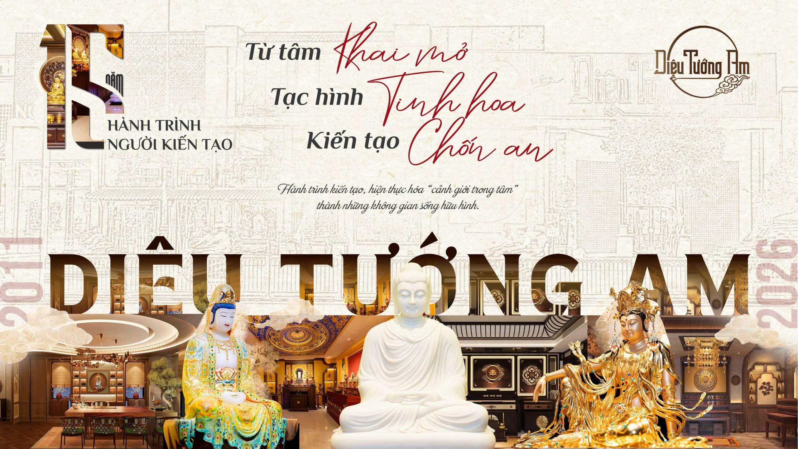 TỪ TÂM ĐẾN TƯỚNG VÀ HÌNH THÀNH KHÔNG GIAN: TRIẾT LÝ KIẾN TẠO KHÔNG GIAN TÂM LINH CỦA DIỆU TƯỚNG AM