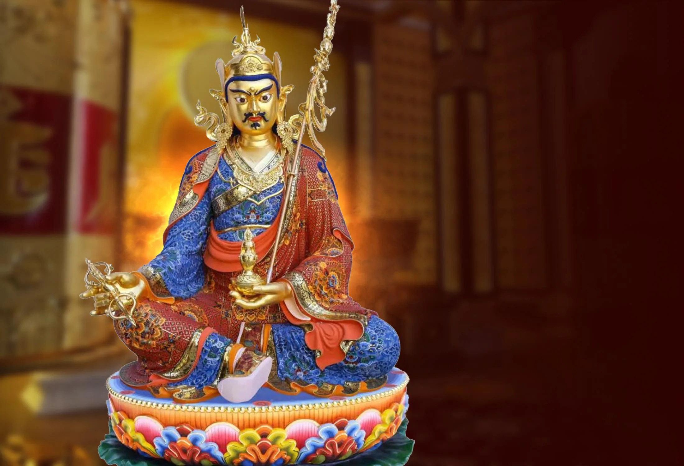 Mật Chú Kim Cương Đạo Sư Liên Hoa Sanh - Tăng Trưởng Phước Lực, Tịnh Hóa Nghiệp Chướng
