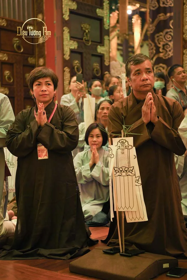 ĐOÀN PHẬT TỬ DIỆU TƯỚNG AM HOAN HỶ THAM DỰ ĐẠI GIỚI ĐÀN CAM LỘ GIÁC ĐẠO