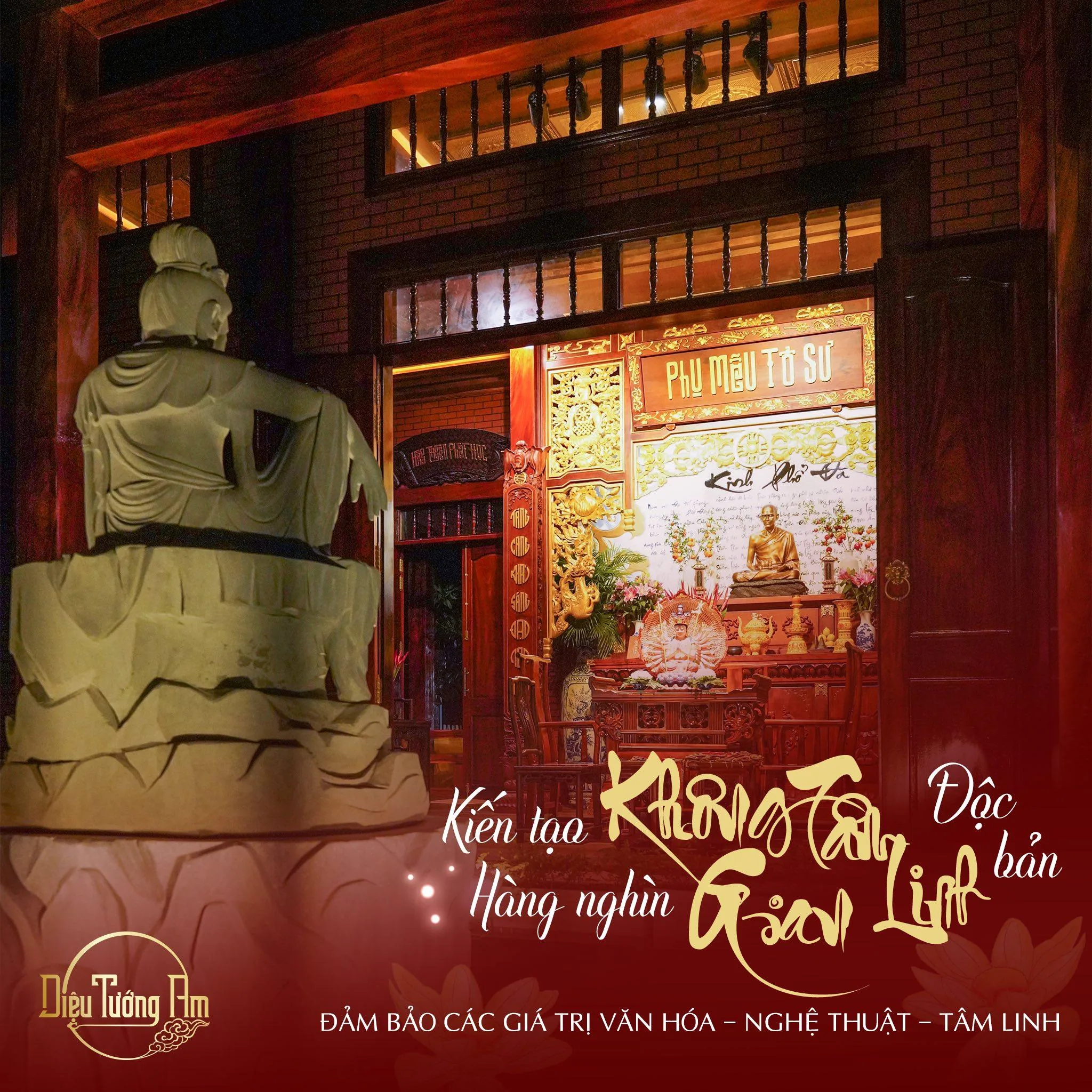 Kinh nghiệm kiến tạo nên hàng nghìn không gian tâm linh độc bản ở trên khắp ba miền.