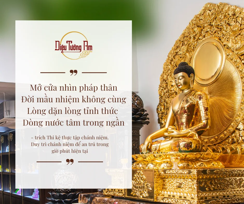 Thiệp Tỉnh Thức - Duy Trì Chánh Niệm Để An Trú Trong Giờ Phút Hiện Tại