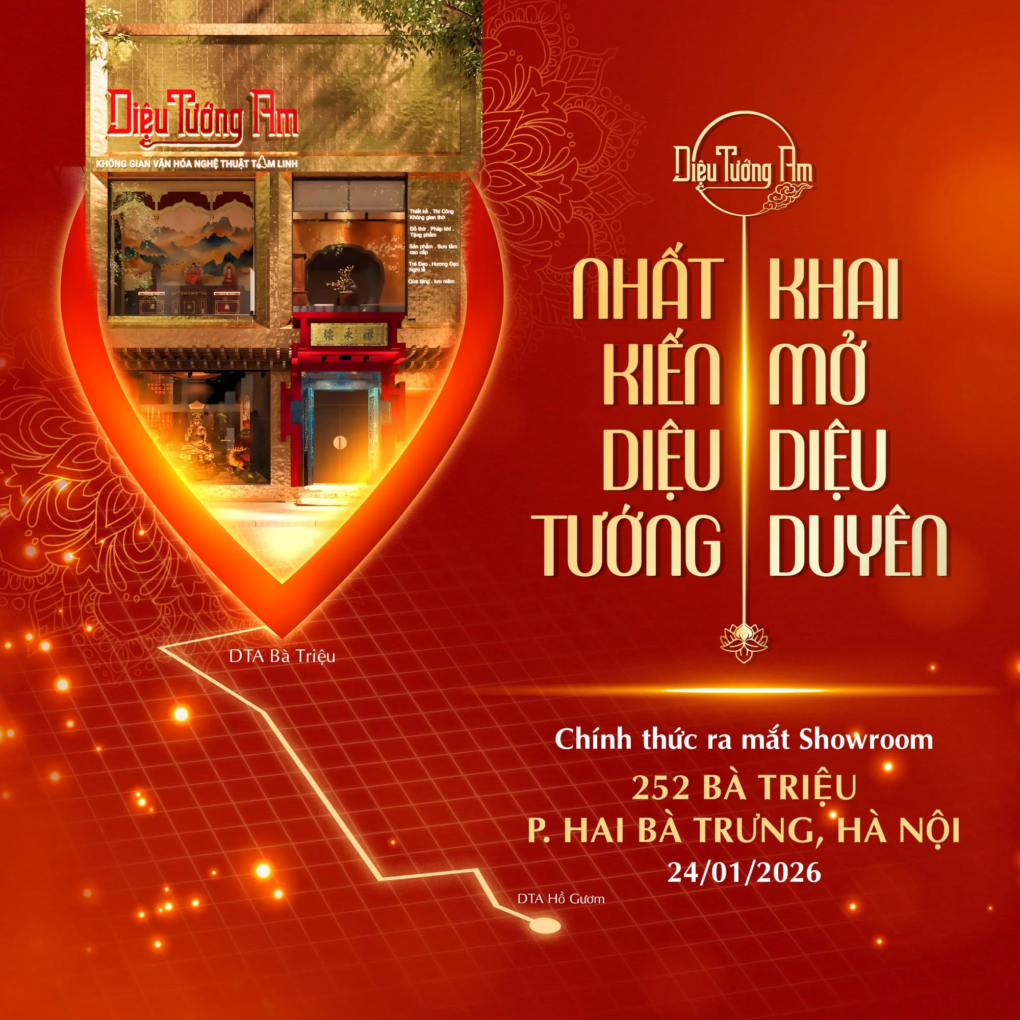 KHAI TRƯƠNG DIỆU TƯỚNG AM BÀ TRIỆU: NHẤT KIẾN DIỆU TƯỚNG – KHAI MỞ DIỆU DUYÊN