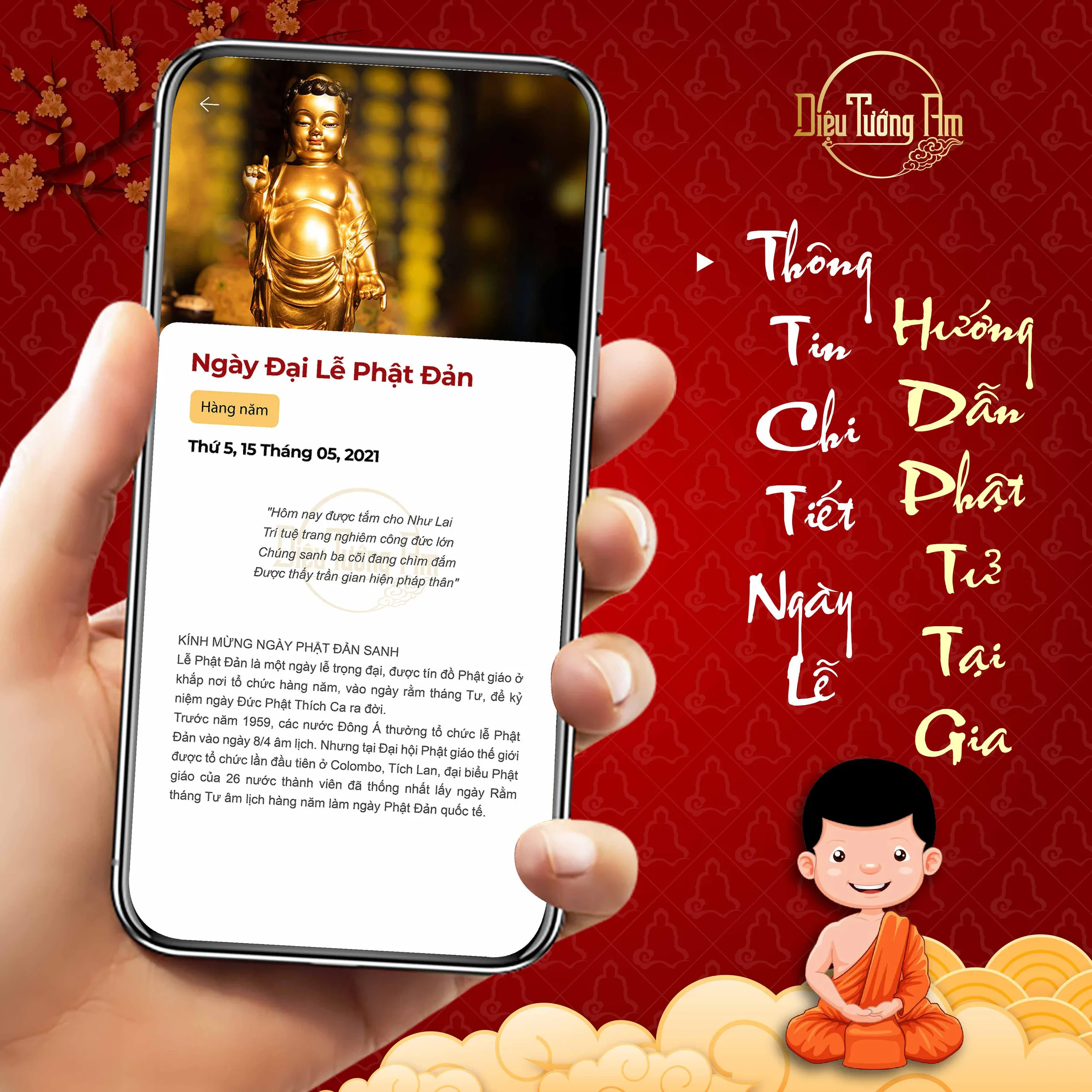 Chính Thức Ra Mắt Ứng Dụng Lịch Phật Giáo DTA