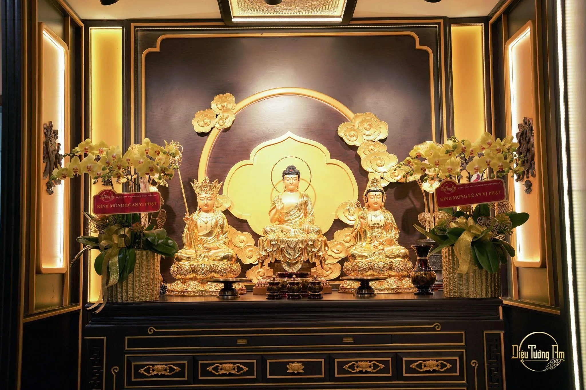 KHÔNG GIAN THỜ TAM BẢO TẠI GIA – TRI ÂN VÀ KẾT NỐI VỚI CỘI NGUỒN TÂM LINH
