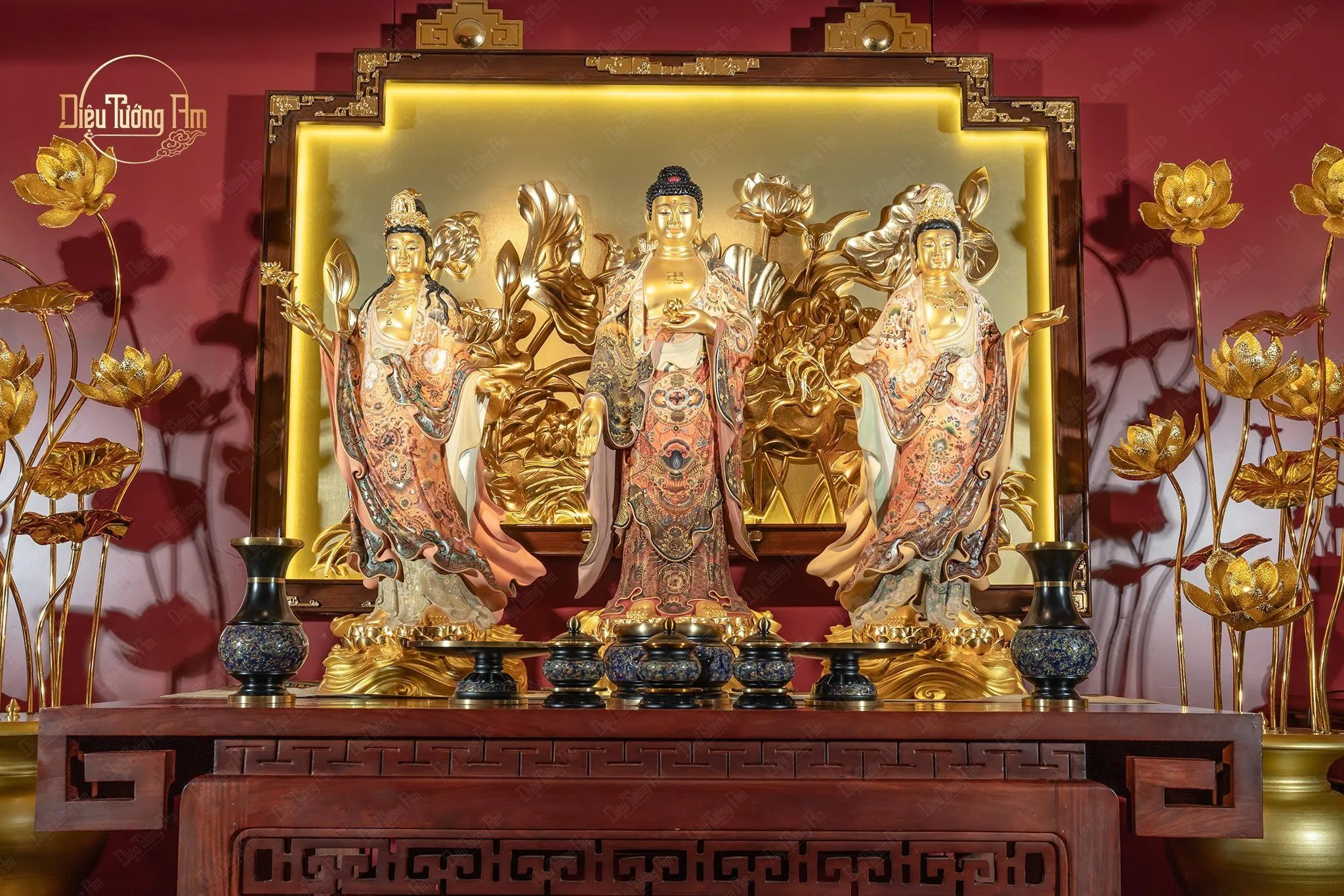 KHÔNG GIAN THỜ TAM BẢO TẠI GIA – TRI ÂN VÀ KẾT NỐI VỚI CỘI NGUỒN TÂM LINH
