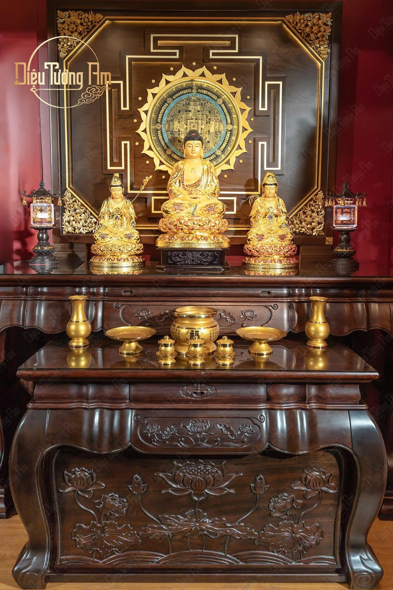 KHÔNG GIAN THỜ TAM BẢO TẠI GIA – TRI ÂN VÀ KẾT NỐI VỚI CỘI NGUỒN TÂM LINH
