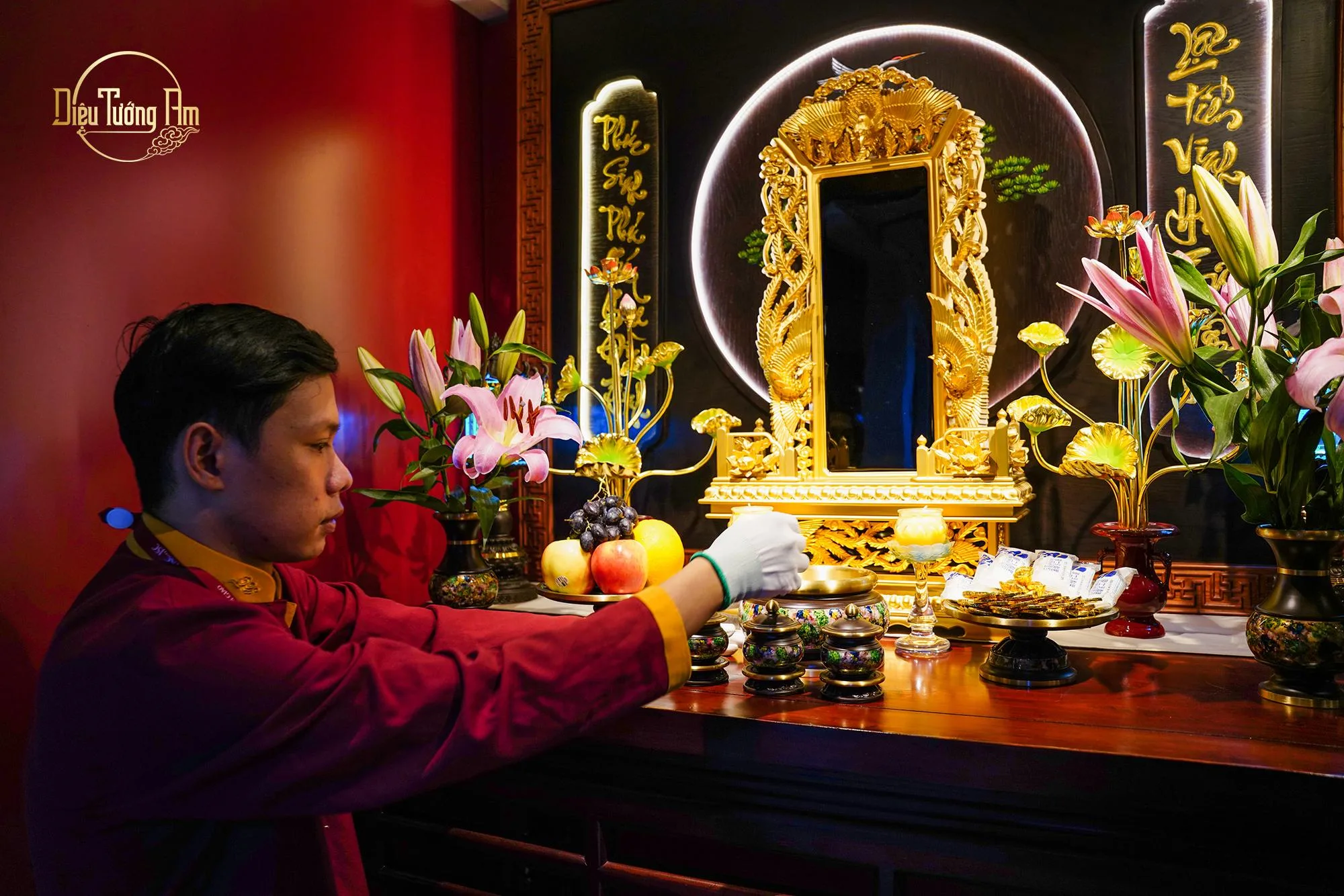 Văn khấn bao sái ban thờ chi tiết và chuẩn mực