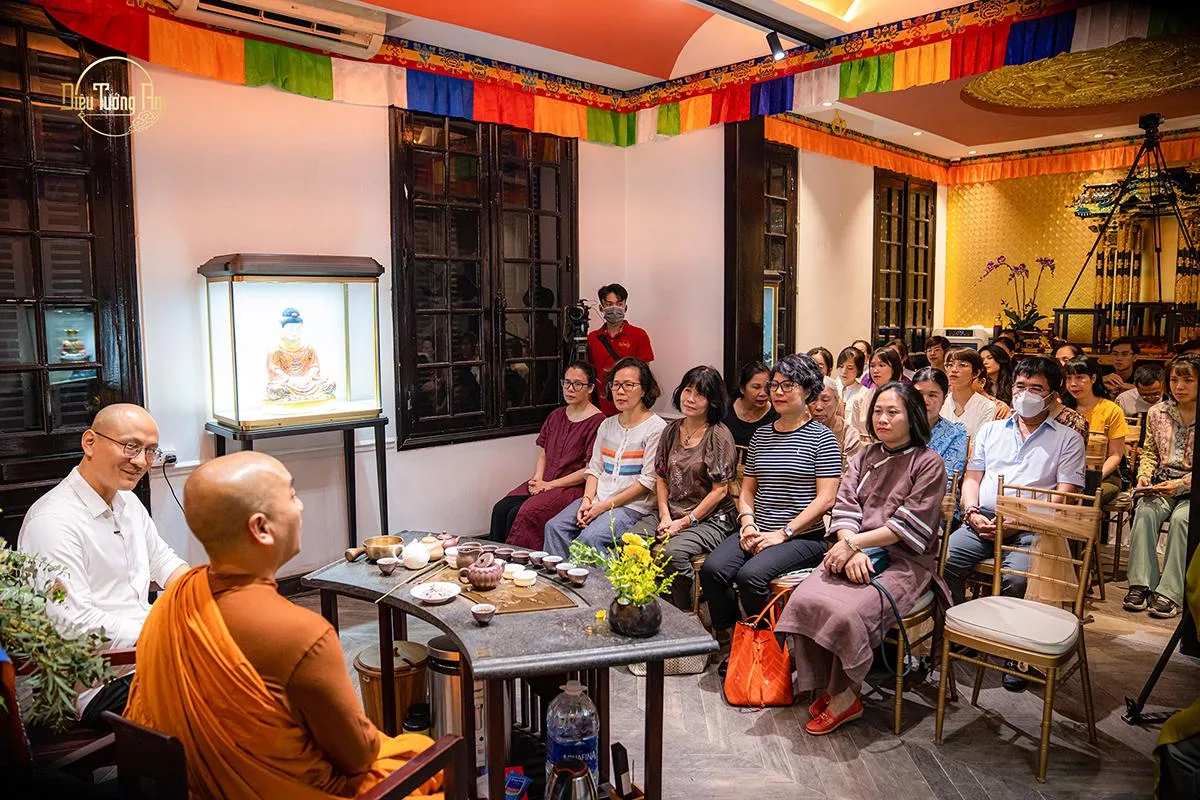 Tập yêu thương và tự chữa lành cùng thầy Minh Niệm - Tọa đàm mùa Vu Lan 2022 tại Diệu Tướng Am Hà Nội