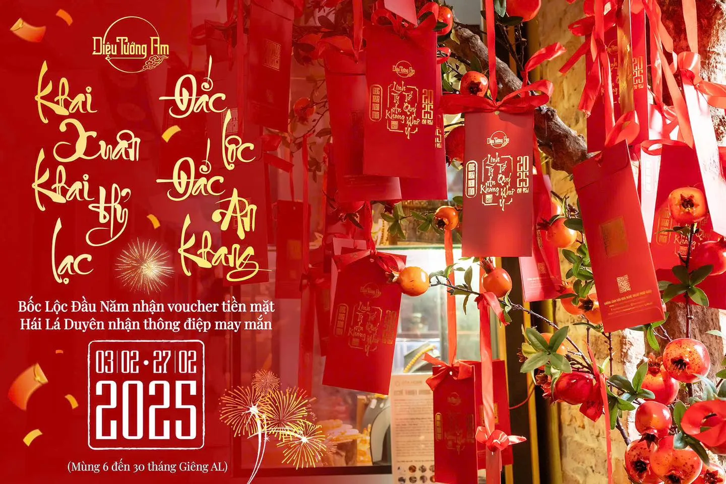 KHAI XUÂN KHAI HỶ LẠC - ĐẮC LỘC ĐẮC AN KHANG