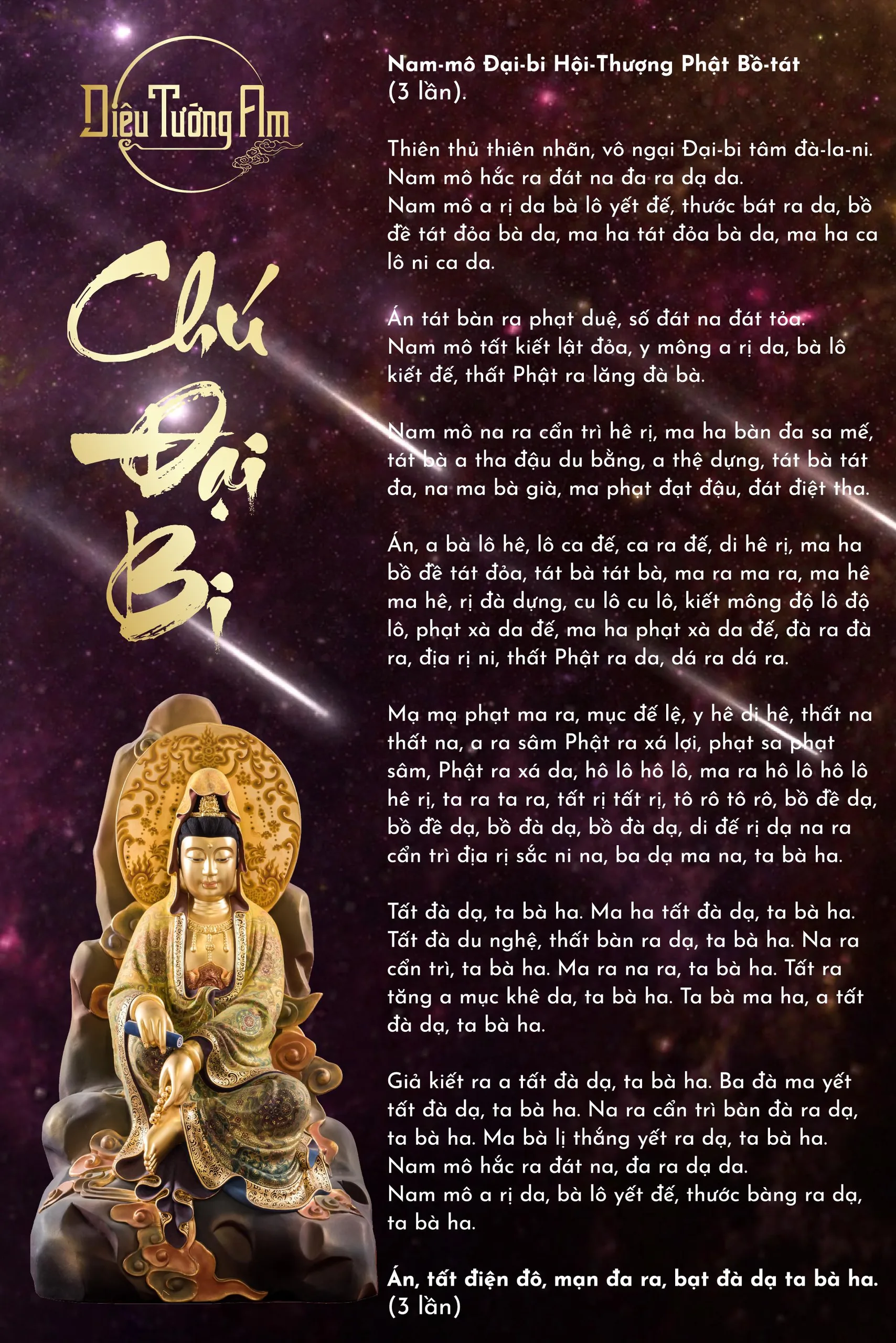 NGHI THỨC VÍA QUÁN THẾ ÂM