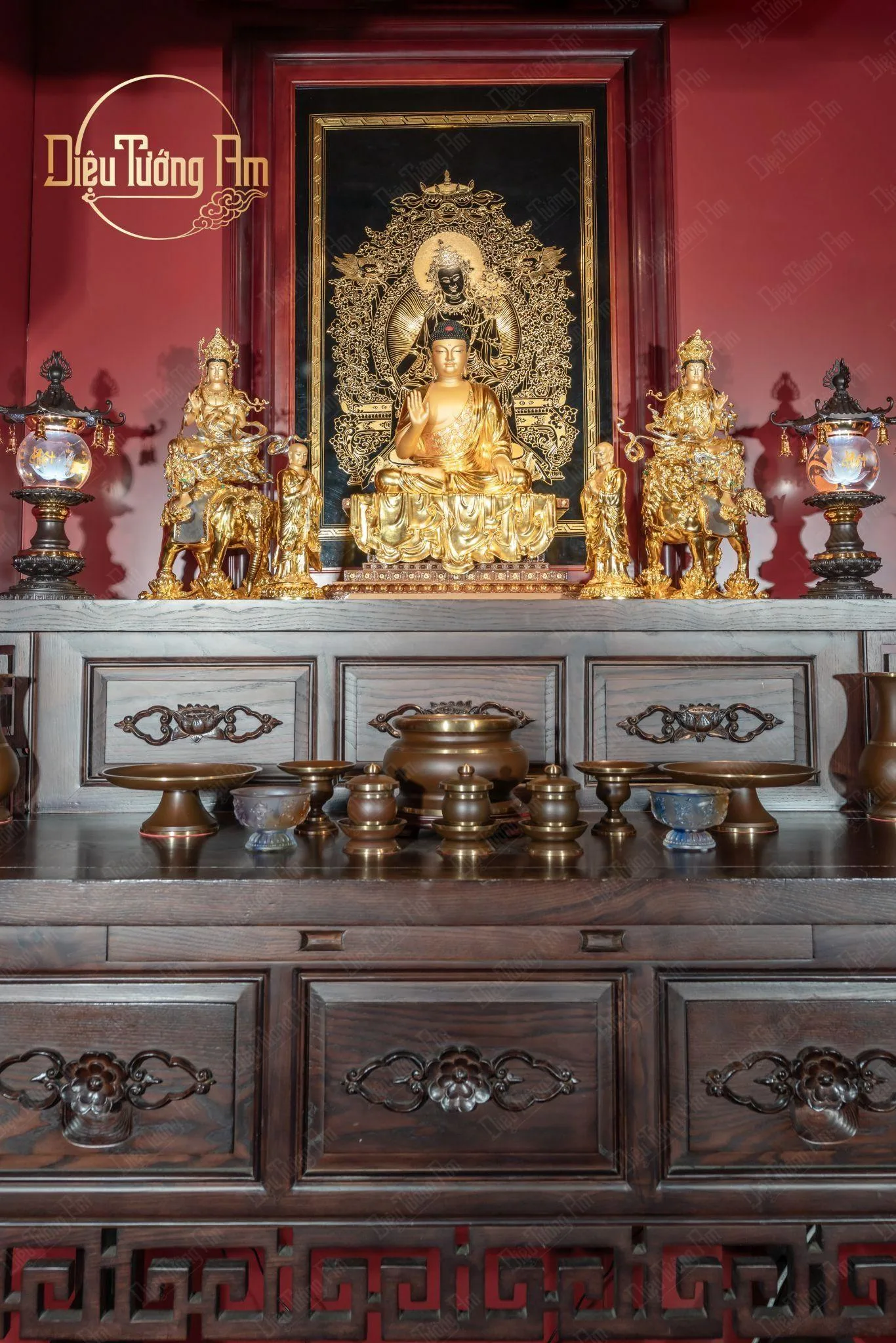 KHÔNG GIAN THỜ TAM BẢO TẠI GIA – TRI ÂN VÀ KẾT NỐI VỚI CỘI NGUỒN TÂM LINH