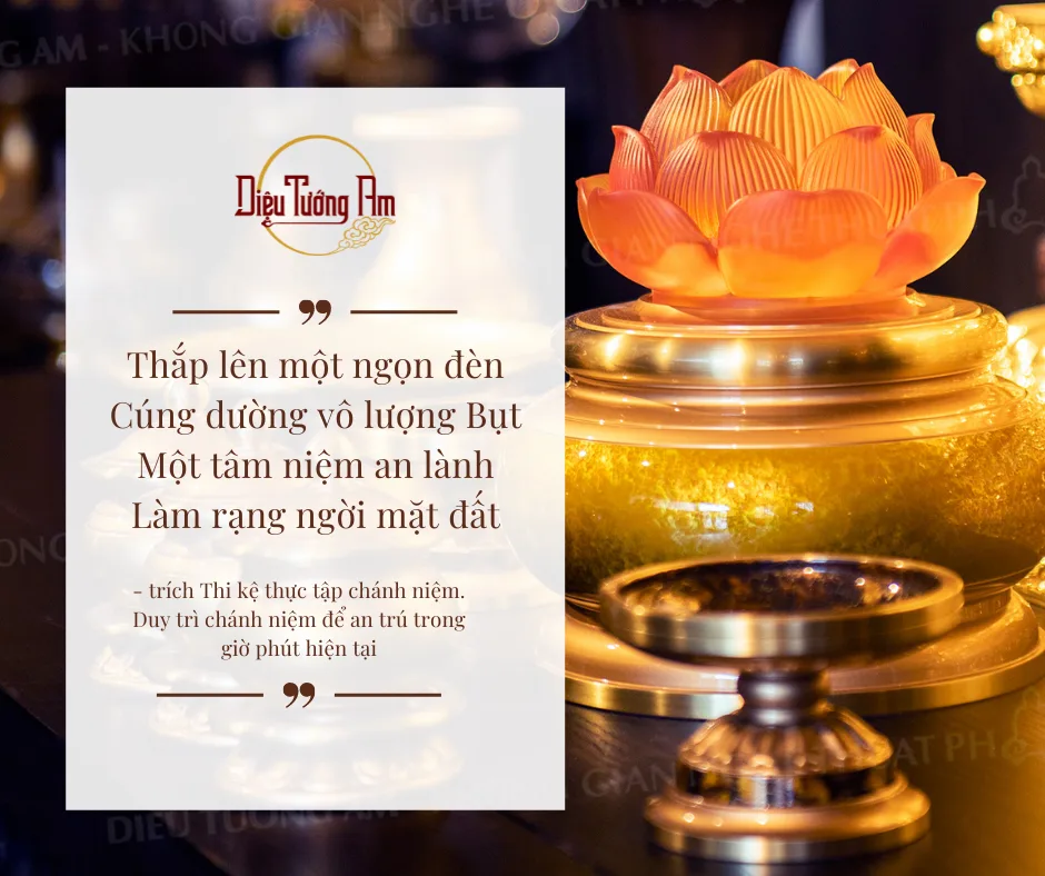 Thiệp Tỉnh Thức - Duy Trì Chánh Niệm Để An Trú Trong Giờ Phút Hiện Tại