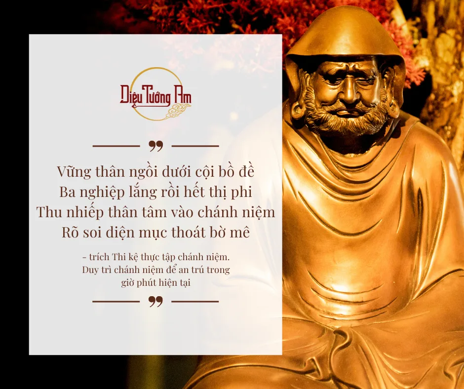 Thiệp Tỉnh Thức - Duy Trì Chánh Niệm Để An Trú Trong Giờ Phút Hiện Tại