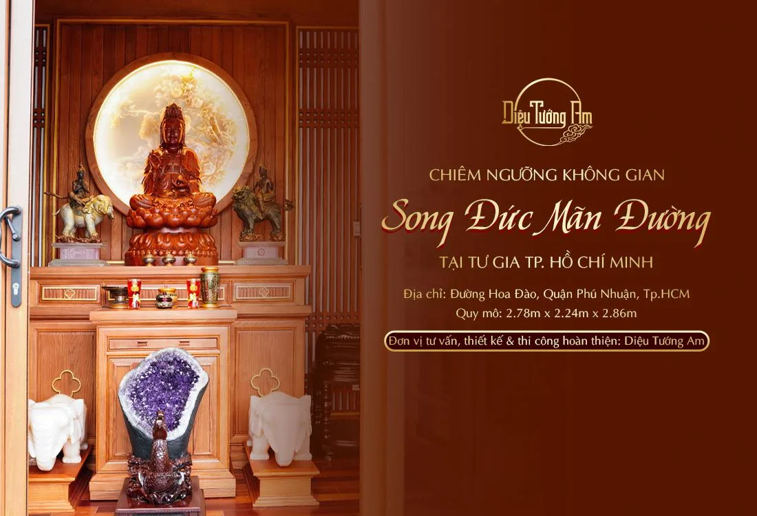 HÀNH TRÌNH THI CÔNG, THIẾT TRÍ KHÔNG GIAN SONG ĐỨC MÃN ĐƯỜNG TẠI TƯ GIA TP.HCM