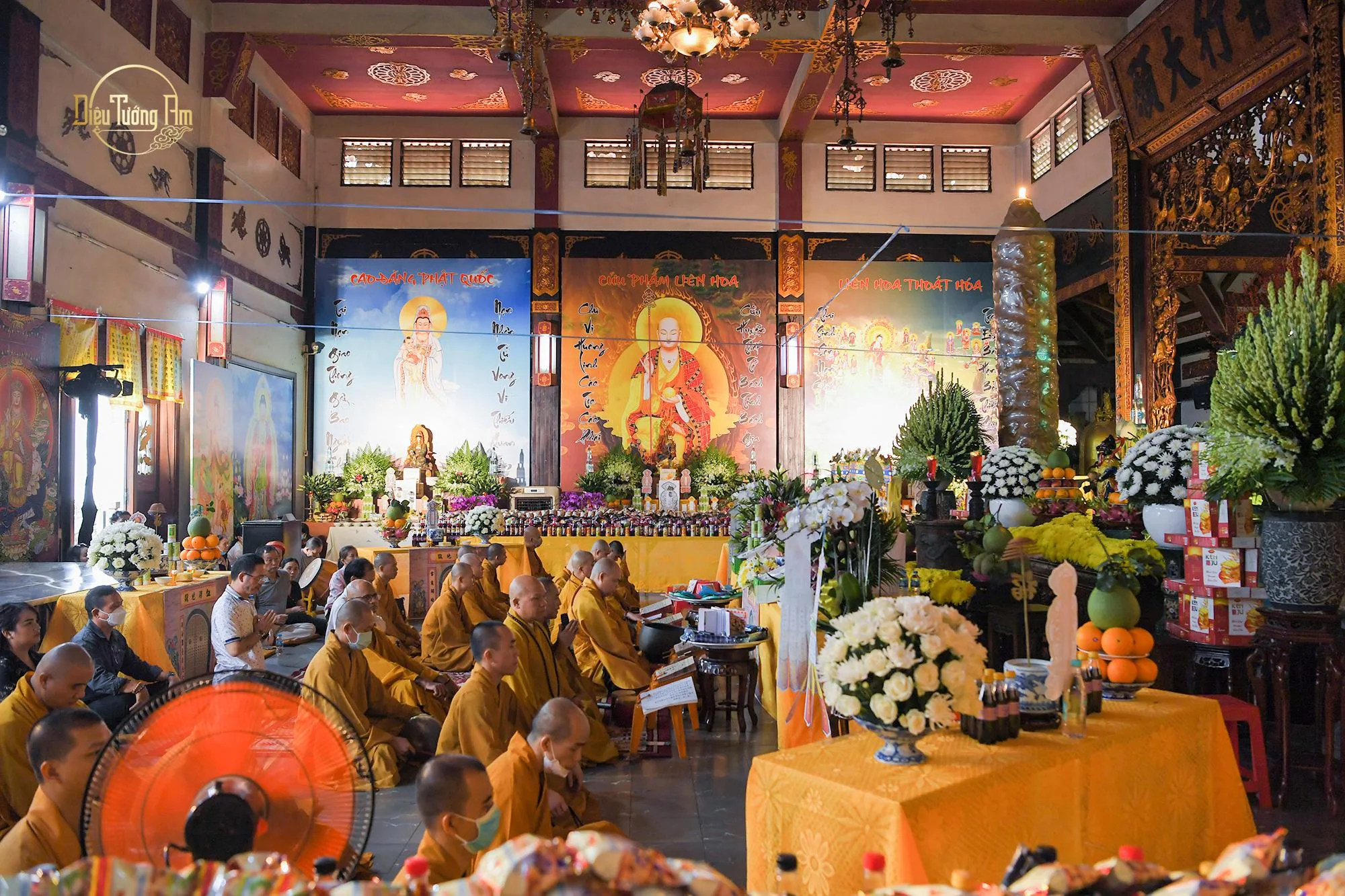 TRANG NGHIÊM ĐẠI LỄ TRAI ĐÀN CHUẨN TẾ: TỔ ĐÌNH VĨNH NGHIÊM