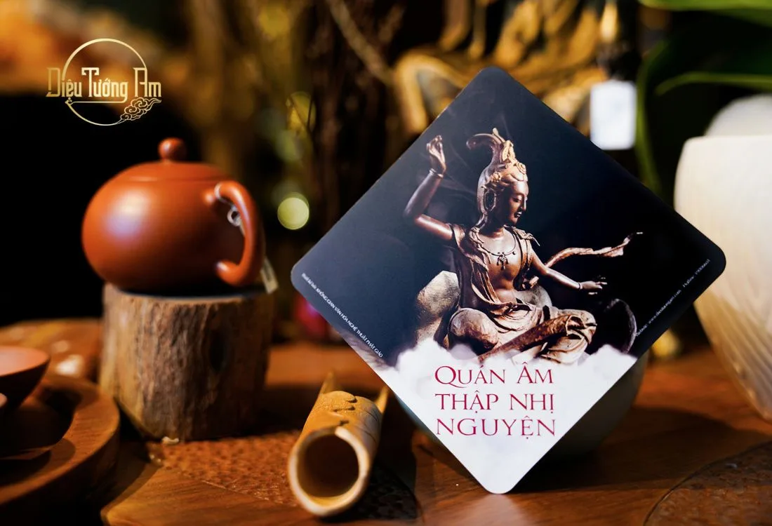QUÀ TẶNG KẾT DUYÊN - BỘ THIỆP QUÁN ÂM THẬP NHỊ NGUYỆN