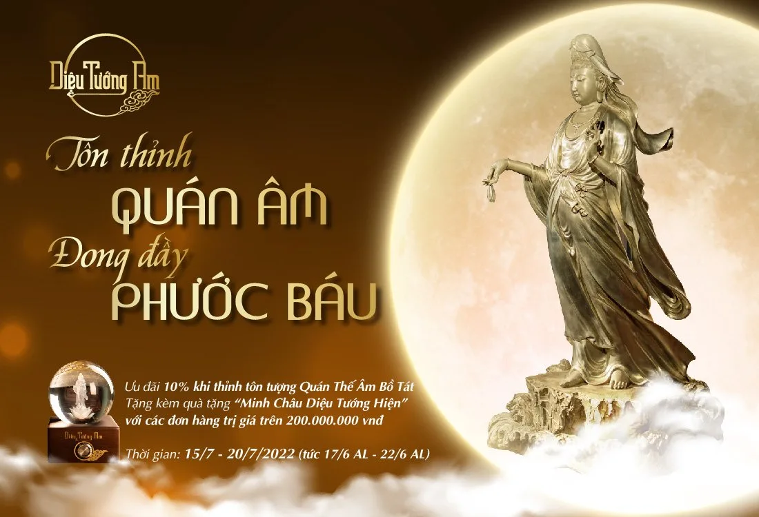 KÍNH MỪNG NGÀY VÍA QUÁN THẾ ÂM BỒ TÁT THÀNH ĐẠO, 15/06 AL, PL 2565
