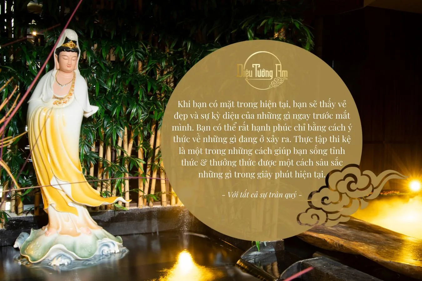 Thiệp Tỉnh Thức - Duy Trì Chánh Niệm Để An Trú Trong Giờ Phút Hiện Tại