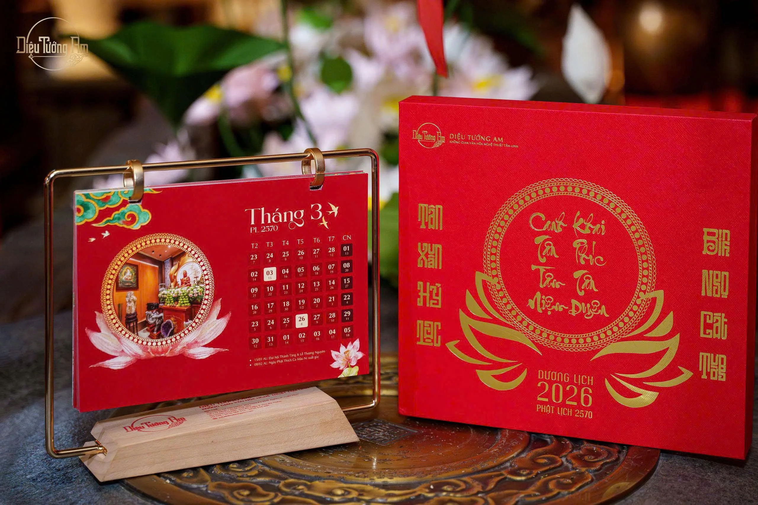BỘ LỊCH “CANH TÂN TÂM NIỆM – KHAI PHÚC TÂN DUYÊN” – MỪNG XUÂN BÍNH NGỌ AN KHANG