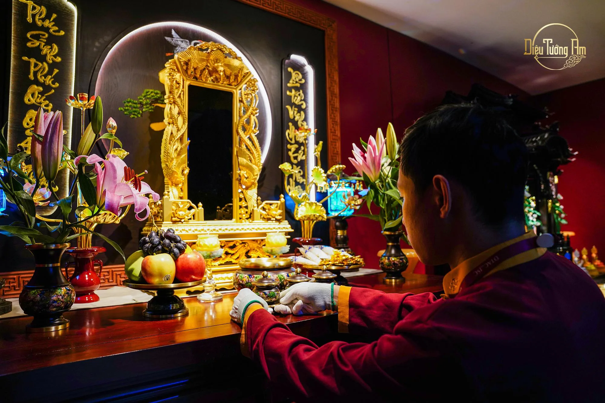 NÉT ĐẸP BAO SÁI KHÔNG GIAN THỜ TẠI TƯ GIA