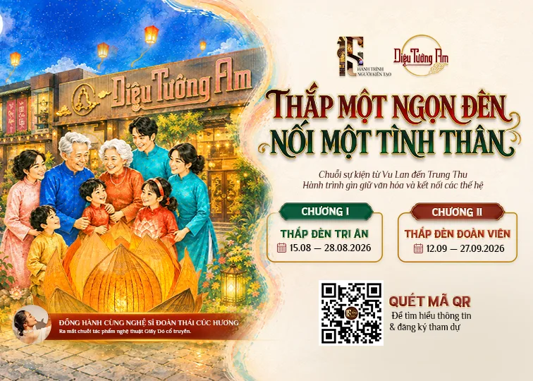 Thắp đèn tri ân - Khai mạc chuỗi sự kiện mở đầu hành trình văn hóa từ Vu lan đến Trung thu tại Diệu Tướng Am
