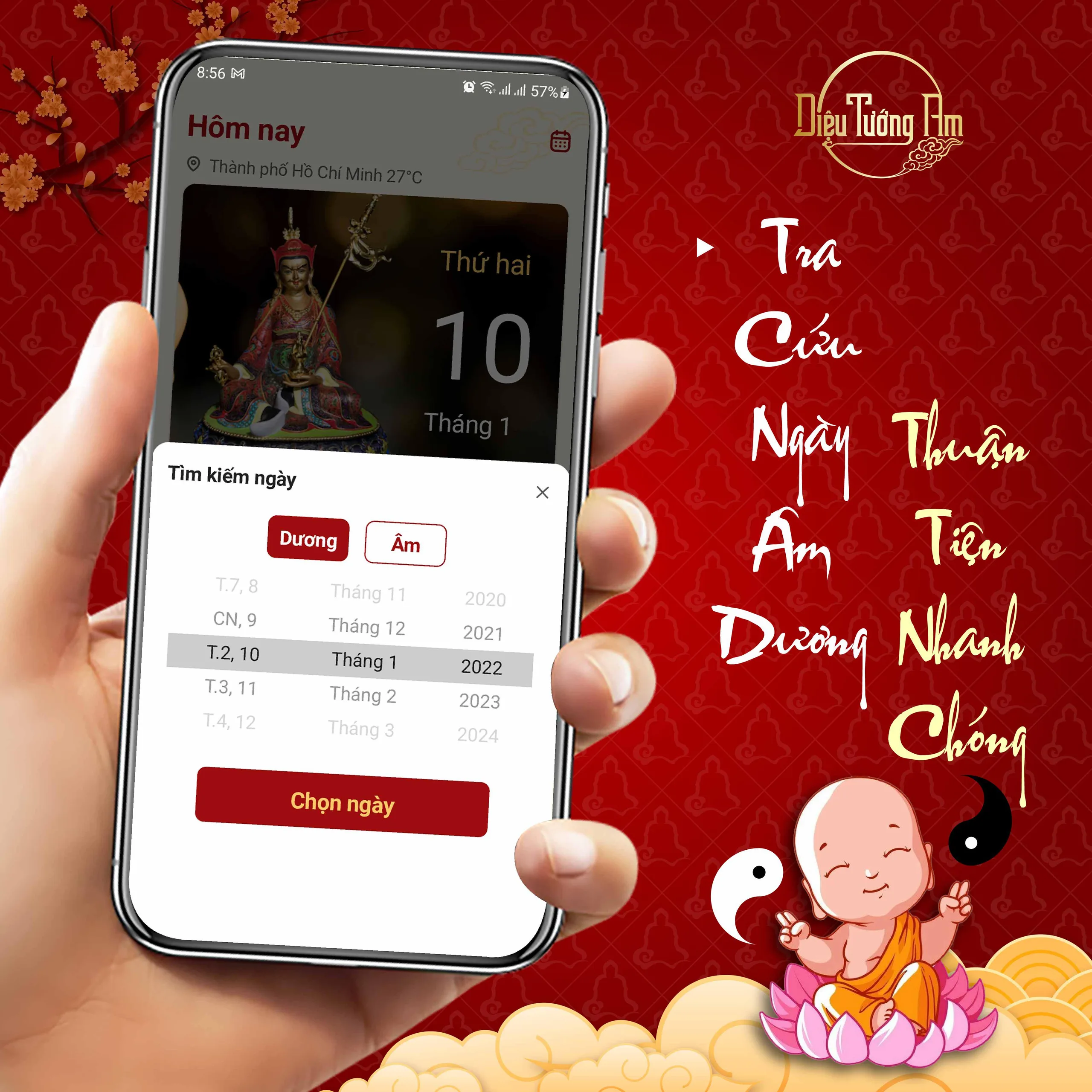 Chính Thức Ra Mắt Ứng Dụng Lịch Phật Giáo DTA