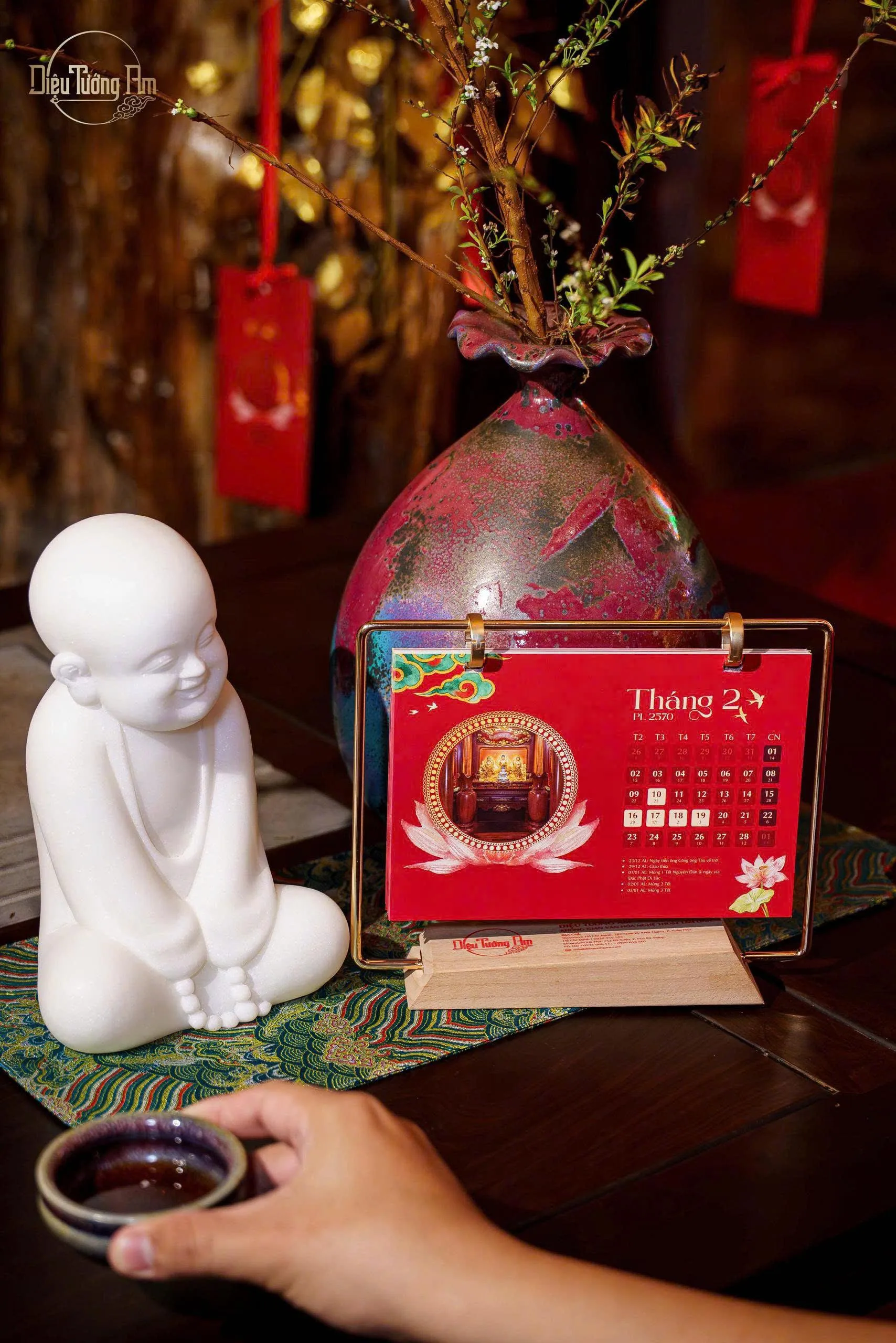 BỘ LỊCH “CANH TÂN TÂM NIỆM – KHAI PHÚC TÂN DUYÊN” – MỪNG XUÂN BÍNH NGỌ AN KHANG