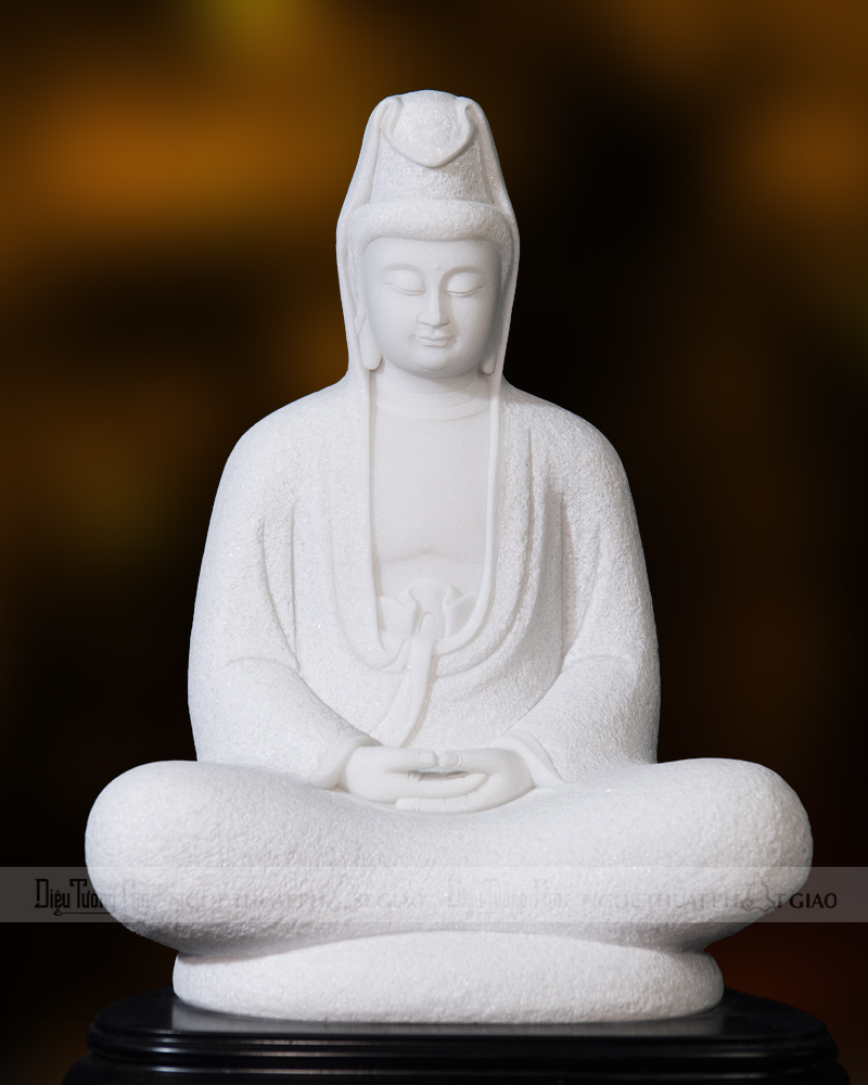 TƯỢNG QUAN ÂM HÁN BẠCH NGỌC TRẮNG