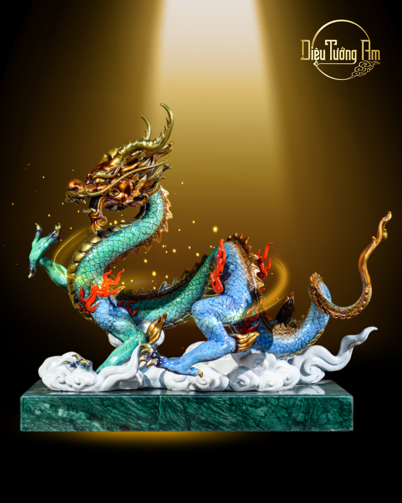 TƯỢNG LONG VÂN KHỞI THẾ - CHẾ TÁC THỦ CÔNG