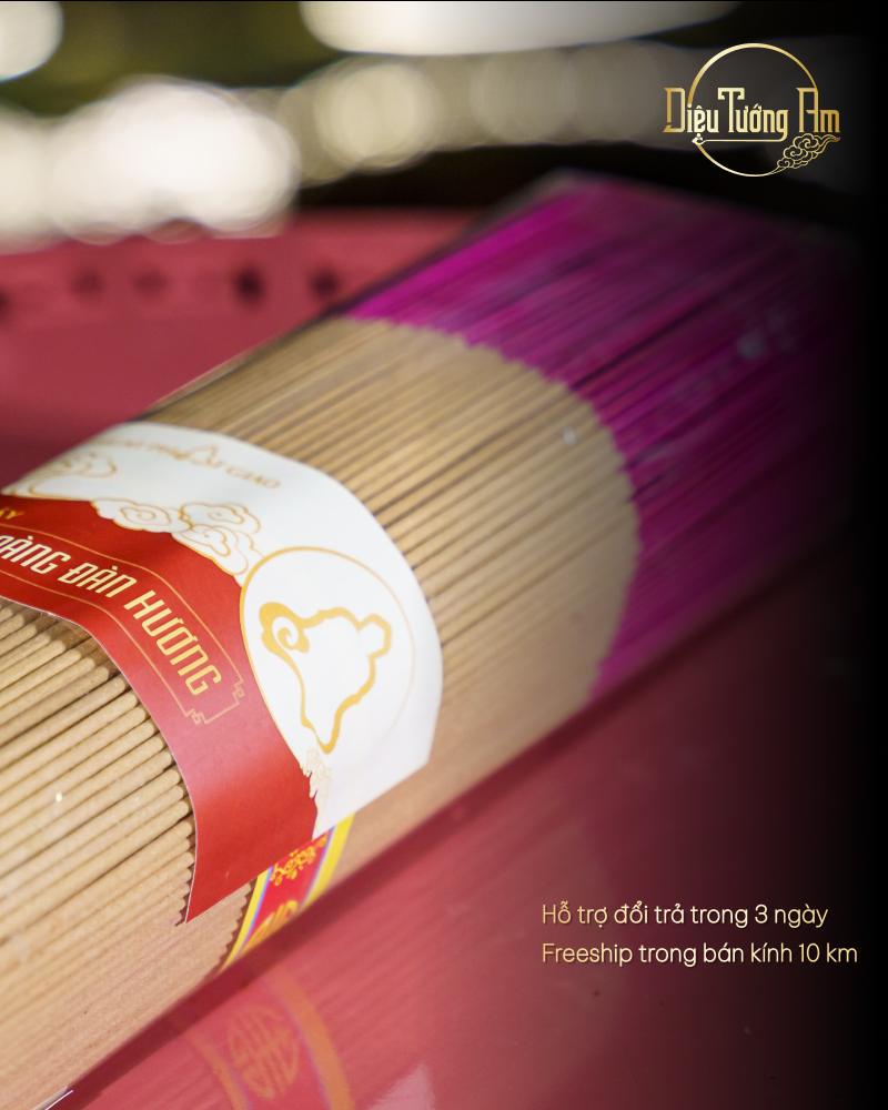 NHANG LÃO SƠN HOÀNG ĐÀN HƯƠNG - 25.5CM - HỘP 500G