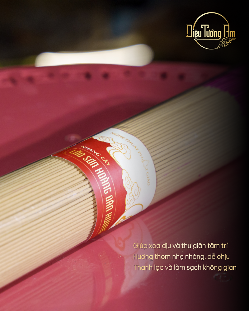 NHANG LÃO SƠN HOÀNG ĐÀN HƯƠNG - 39CM - HỘP 500G