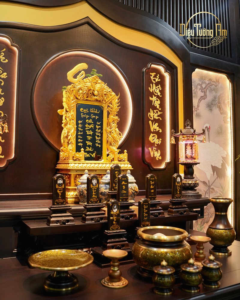 Thiết Trí Không Gian Thờ Gia Tiên