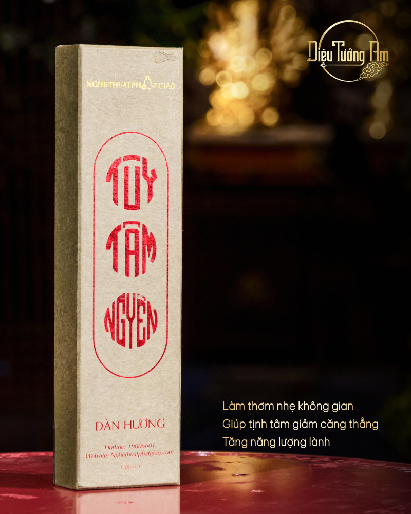 NHANG TÙY TÂM NGUYÊN ĐÀN HƯƠNG - 33CM