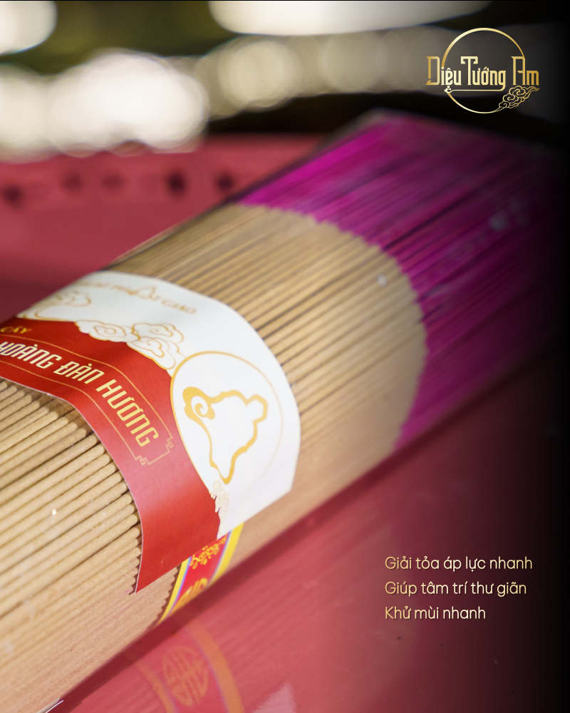 NHANG LÃO SƠN HOÀNG ĐÀN HƯƠNG - 25.5CM - HỘP 500G
