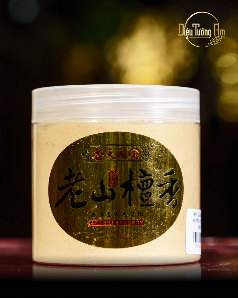 BỘT XÔNG LÃO SƠN ĐÀN HƯƠNG – LOẠI ĐỈNH CẤP – HŨ 150G