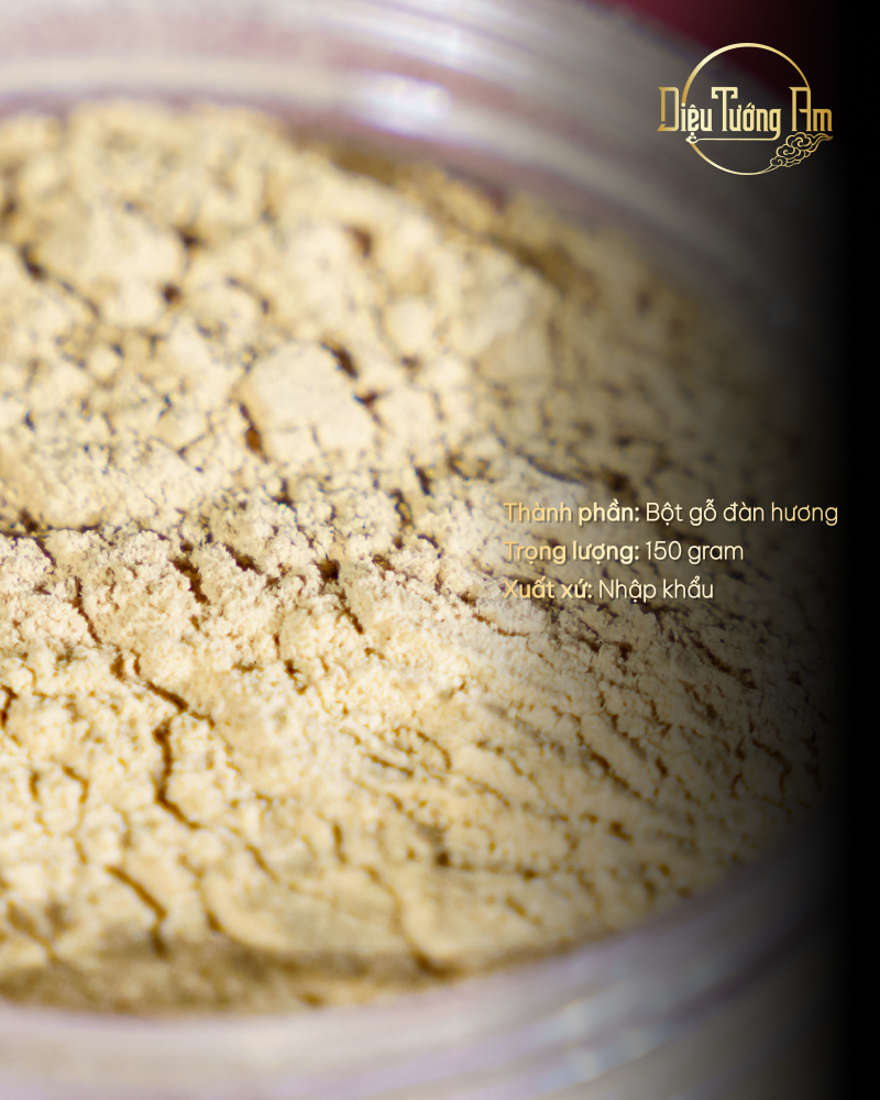 BỘT XÔNG LÃO SƠN ĐÀN HƯƠNG – LOẠI ĐỈNH CẤP – HŨ 150G