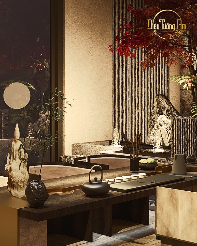 Thiết Trí Không Gian Thiền Trà