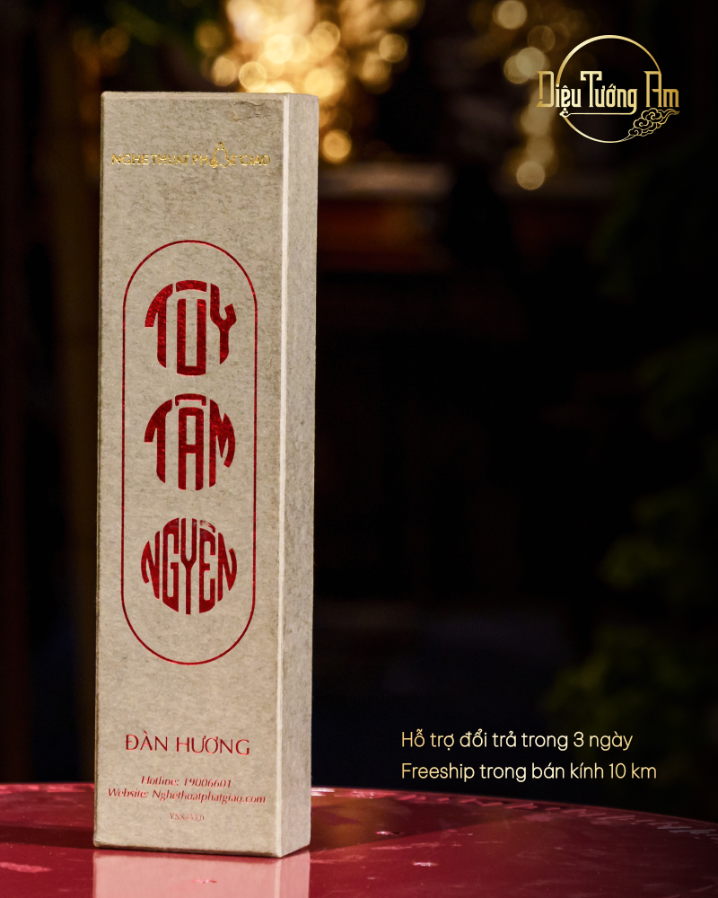 NHANG TÙY TÂM NGUYÊN ĐÀN HƯƠNG - 33CM