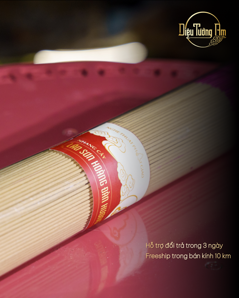 NHANG LÃO SƠN HOÀNG ĐÀN HƯƠNG - 39CM - HỘP 500G