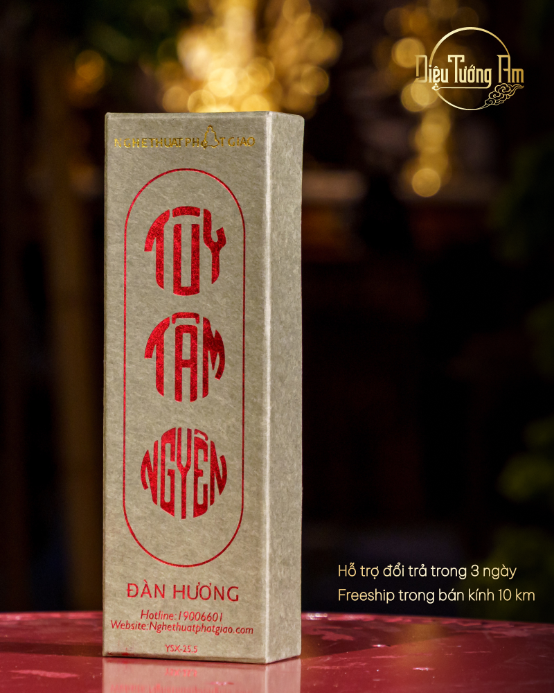 NHANG TÙY TÂM NGUYÊN ĐÀN HƯƠNG - 25.5cm