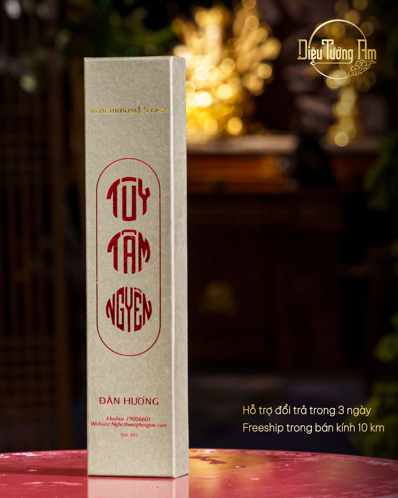 NHANG TÙY TÂM NGUYÊN ĐÀN HƯƠNG - 39.5 CM