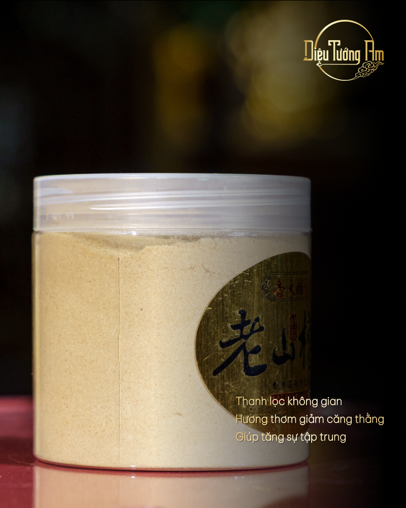 BỘT XÔNG LÃO SƠN ĐÀN HƯƠNG – LOẠI ĐỈNH CẤP – HŨ 150G