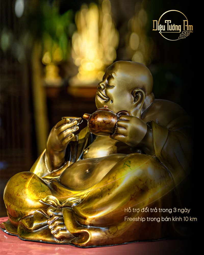 TƯỢNG DI LẶC - ĐỒNG NGHỆ TÁC - THU HÚT CÁT KHÍ